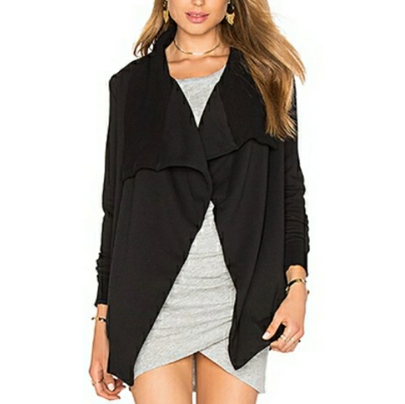 BOBI Cozy French Terry Long Sleeve Cardigan - Picture 1 of 7